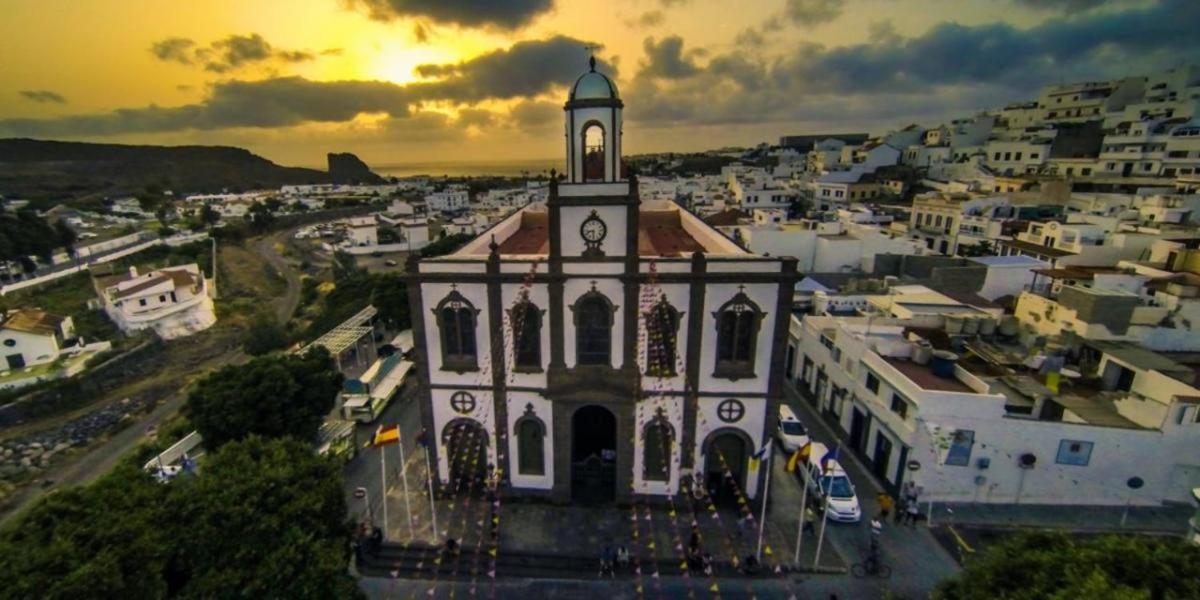 Villa La Rama Del Drago, Agaete San Pedro  Luaran gambar